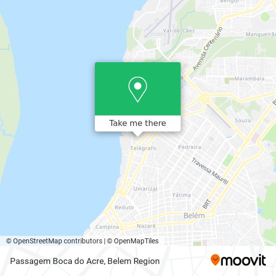 Passagem Boca do Acre map