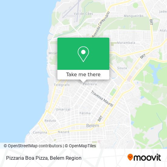 Pizzaria Boa Pizza map