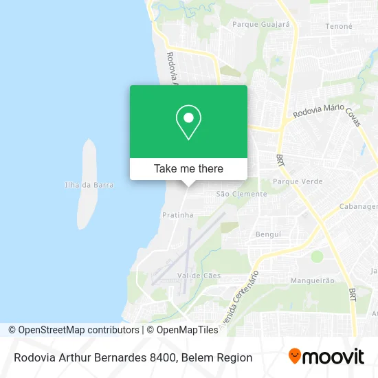 Rodovia Arthur Bernardes 8400 map