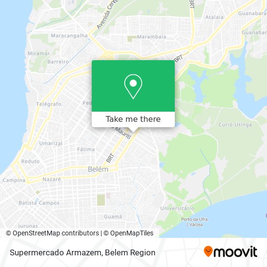 Supermercado Armazem map