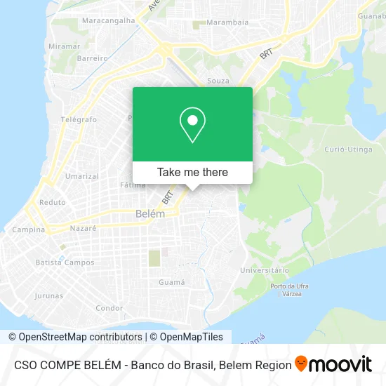 CSO COMPE BELÉM - Banco do Brasil map