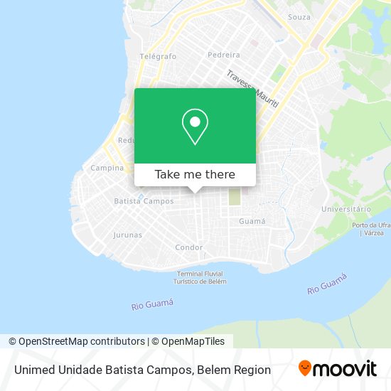 Unimed Unidade Batista Campos map