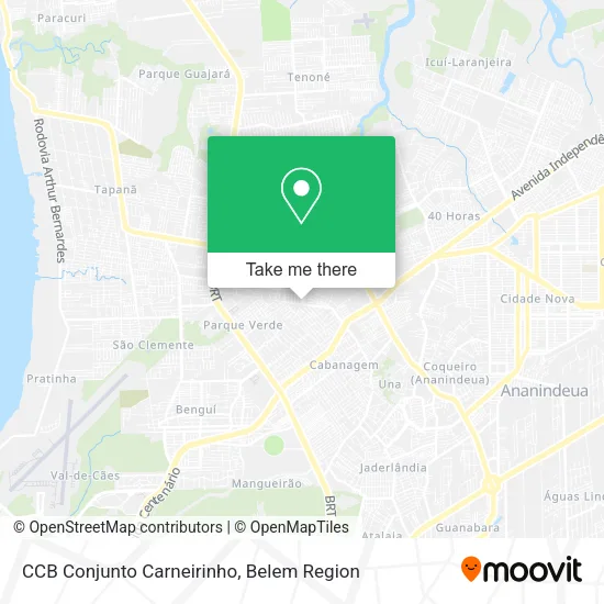 CCB Conjunto Carneirinho map
