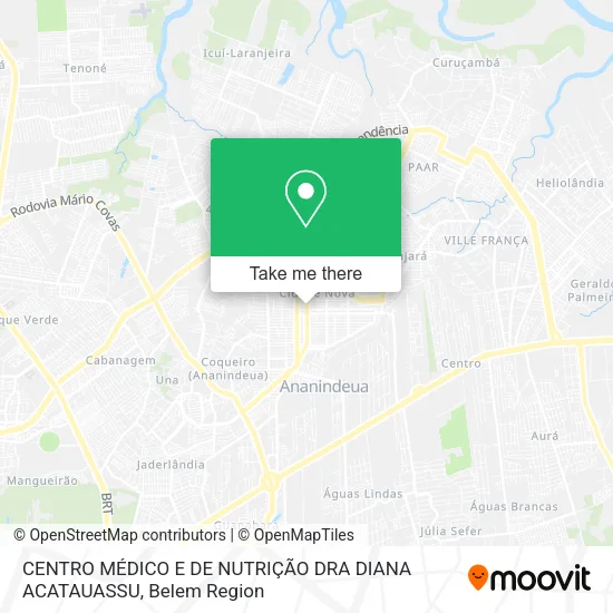 CENTRO MÉDICO E DE NUTRIÇÃO DRA DIANA ACATAUASSU map