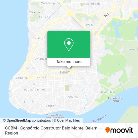 CCBM - Consórcio Construtor Belo Monte map
