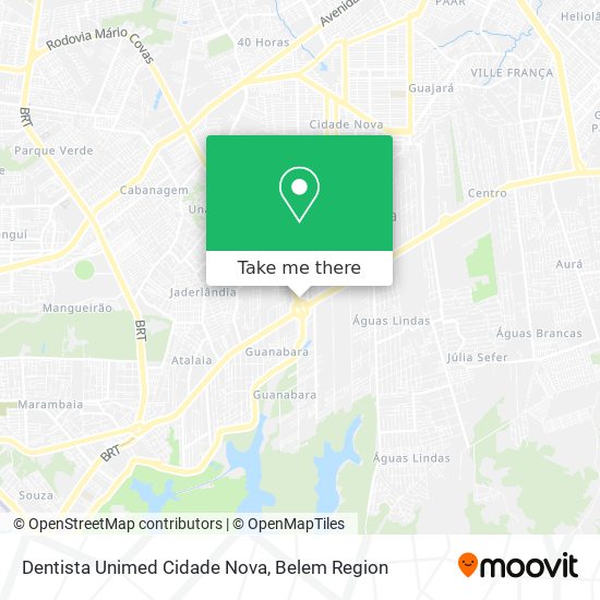 Dentista Unimed Cidade Nova map