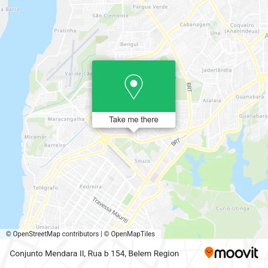 Conjunto Mendara II, Rua b 154 map