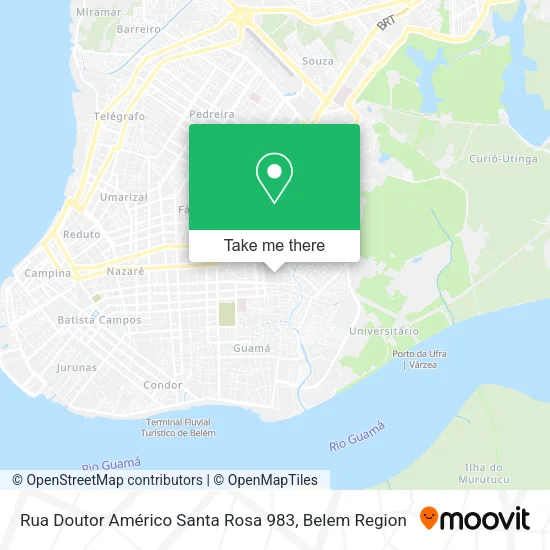 Rua Doutor Américo Santa Rosa 983 map