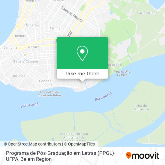 Programa de Pós-Graduação em Letras (PPGL)- UFPA map