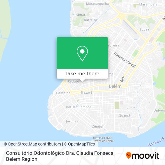 Consultório Odontológico Dra. Claudia Fonseca map