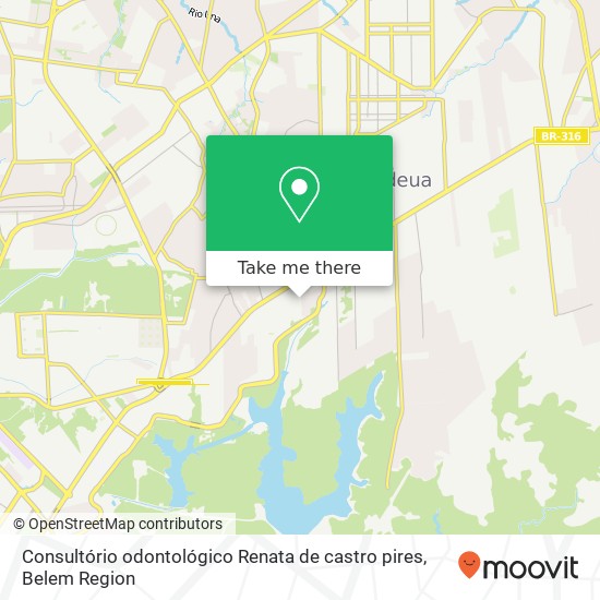 Consultório odontológico Renata de castro pires map