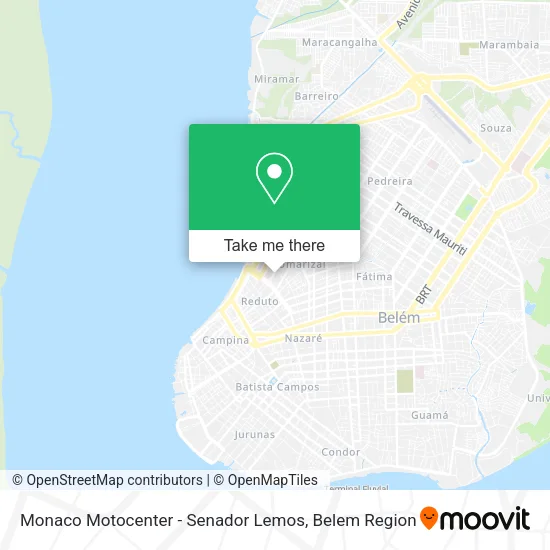 Monaco Motocenter - Senador Lemos map