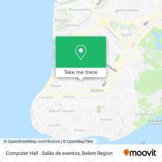 Computer Hall - Salão de eventos map