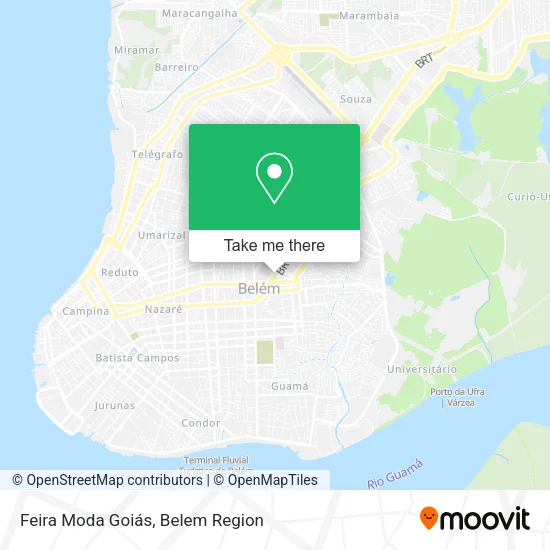 Feira Moda Goiás map