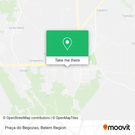 Praça do Begozao map