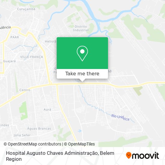 Hospital Augusto Chaves Administração map