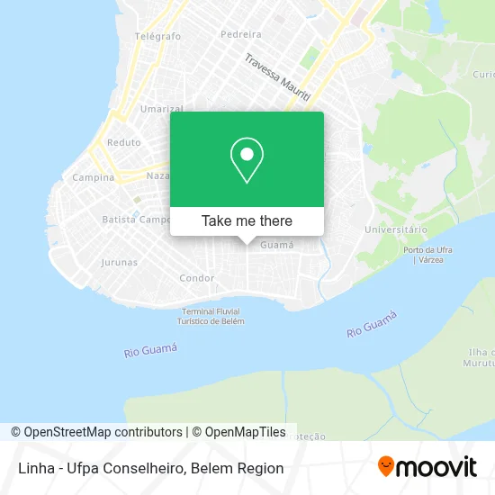 Linha - Ufpa Conselheiro map