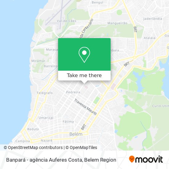 Banpará - agência Auferes Costa map