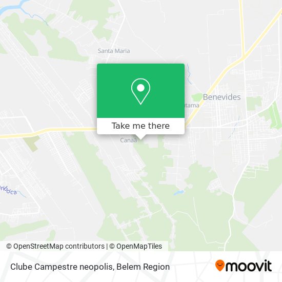 Clube Campestre neopolis map