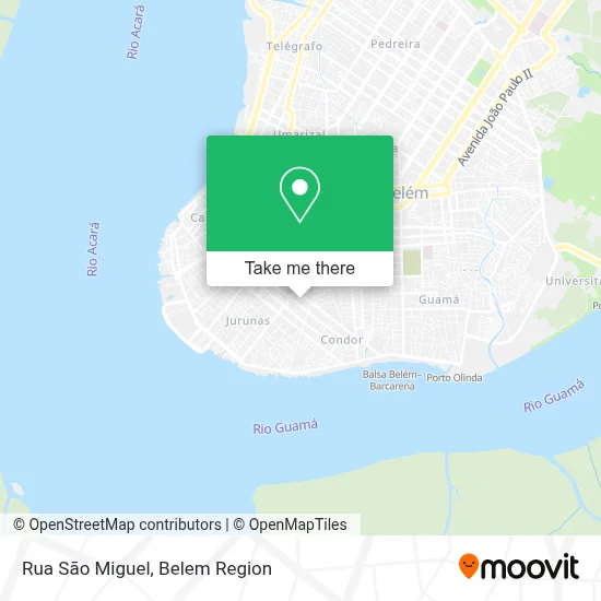 Rua São Miguel map