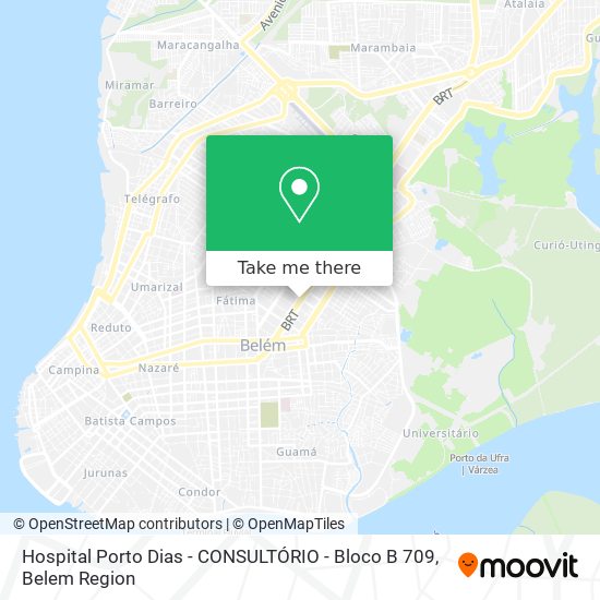 Hospital Porto Dias - CONSULTÓRIO - Bloco B 709 map