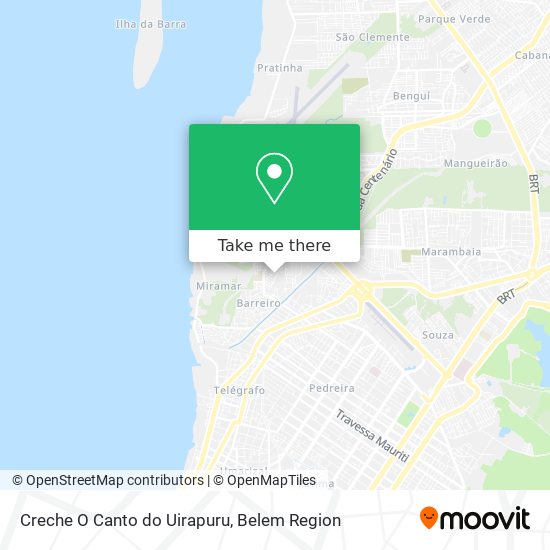 Creche O Canto do Uirapuru map
