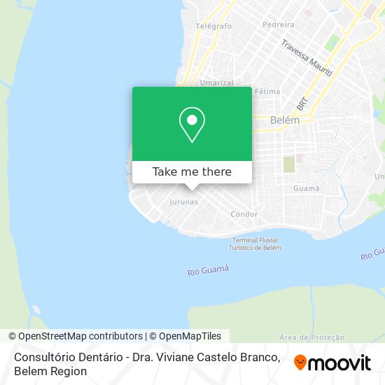 Consultório Dentário - Dra. Viviane Castelo Branco map