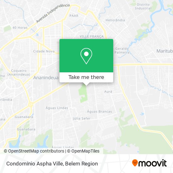 Mapa Condomínio Aspha Ville
