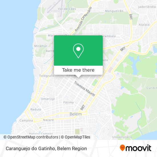 Caranguejo do Gatinho map