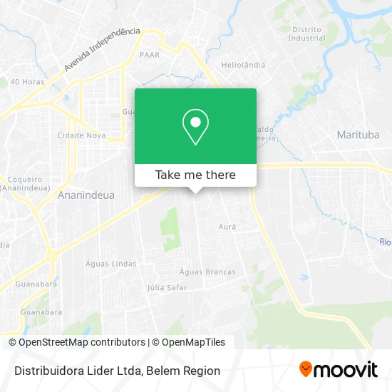 Distribuidora Lider Ltda map