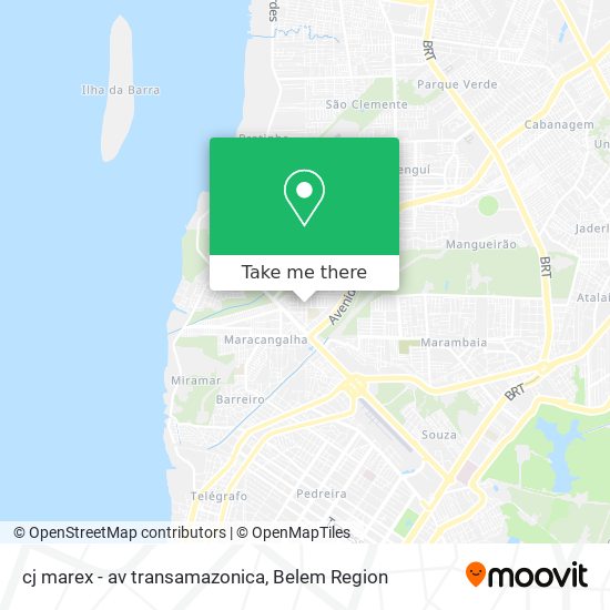 cj marex - av transamazonica map