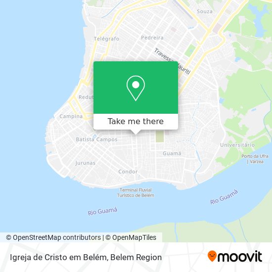 Igreja de Cristo em Belém map