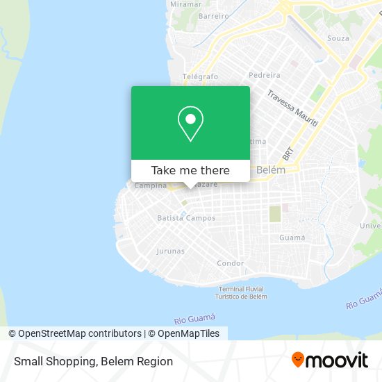 Small Shopping map