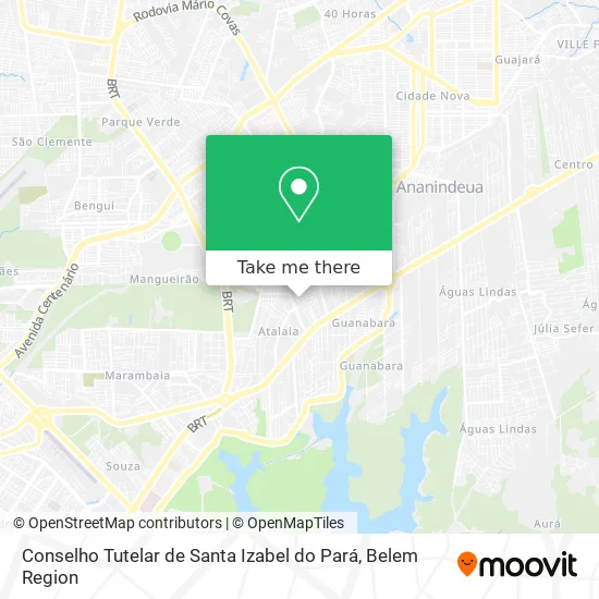 Conselho Tutelar de Santa Izabel do Pará map