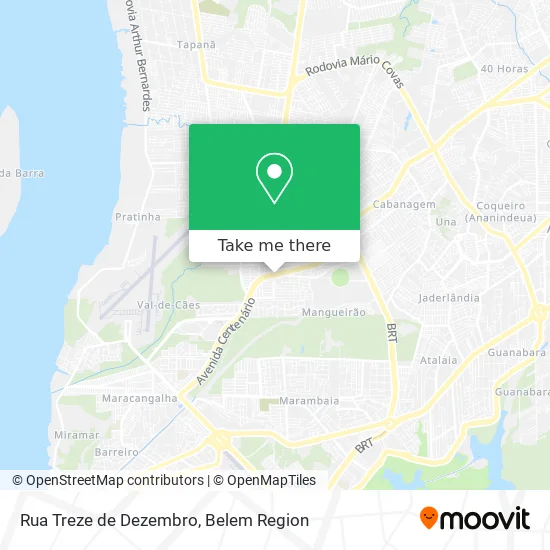 Rua Treze de Dezembro map