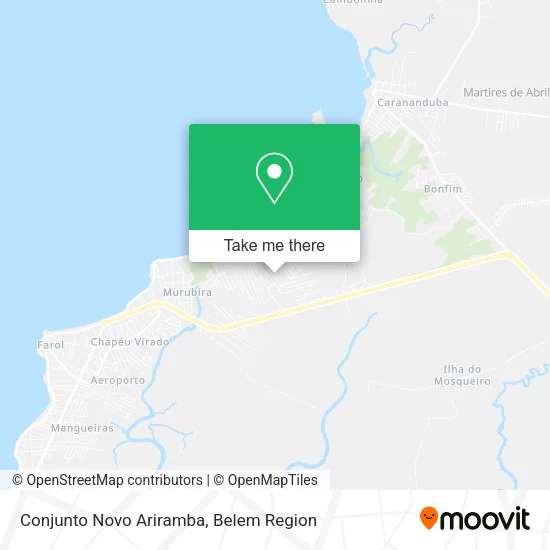 Conjunto Novo Ariramba map