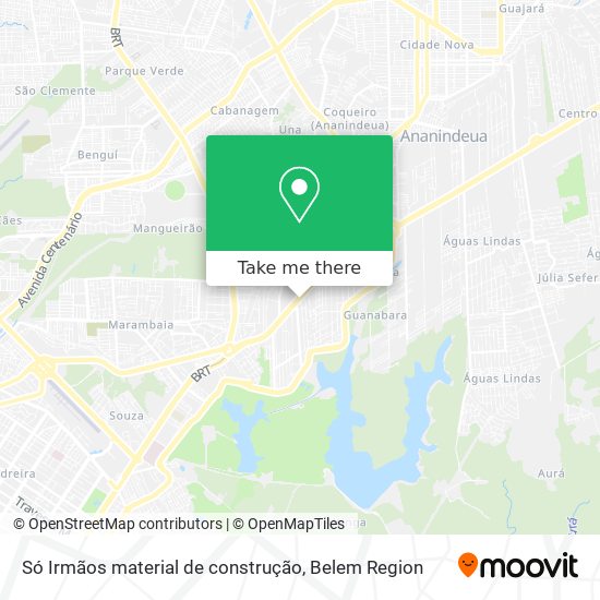 Só Irmãos material de construção map