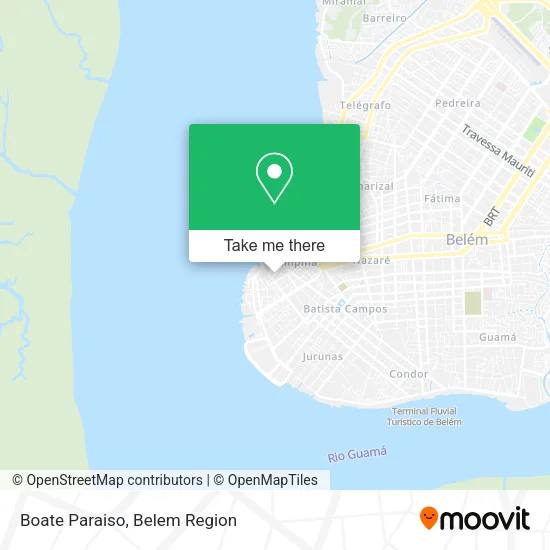 Boate Paraiso map