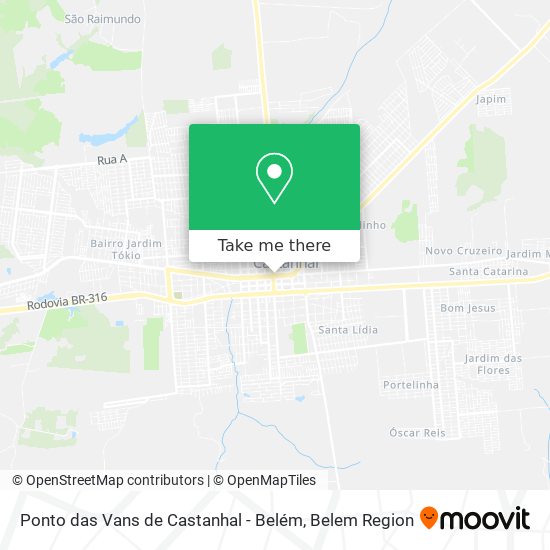 Ponto das Vans de Castanhal - Belém map