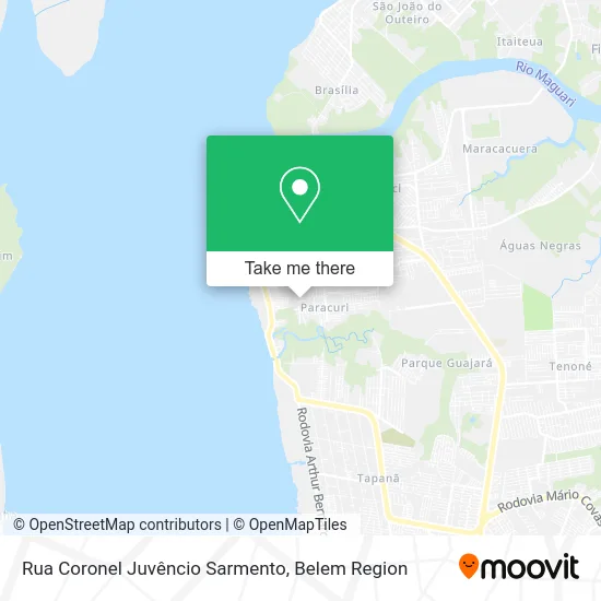 Rua Coronel Juvêncio Sarmento map