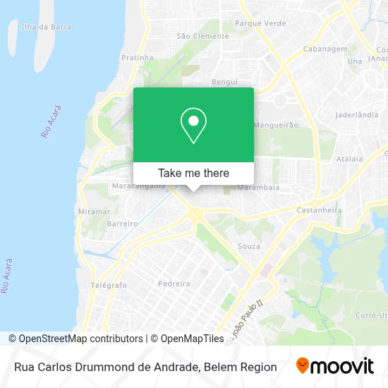 Rua Carlos Drummond de Andrade map