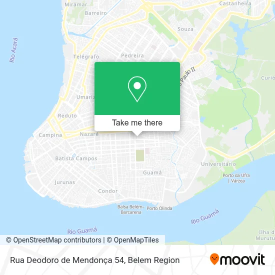 Rua Deodoro de Mendonça 54 map