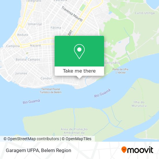 Garagem UFPA map