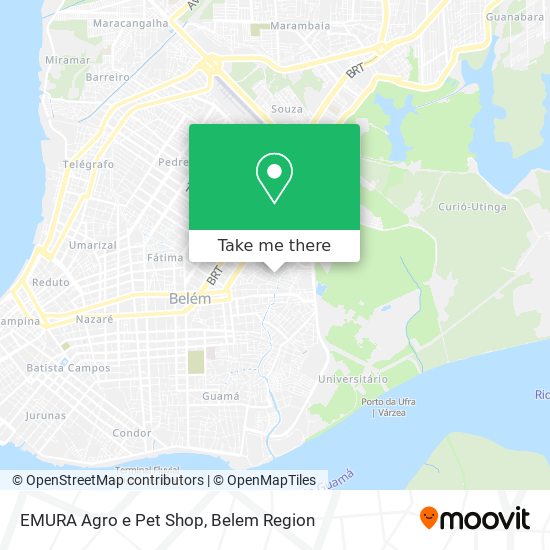 EMURA Agro e Pet Shop map