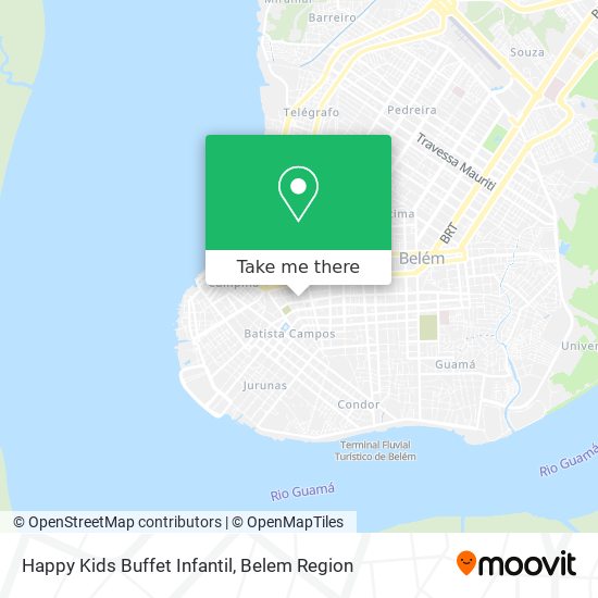 Happy Kids Buffet Infantil map