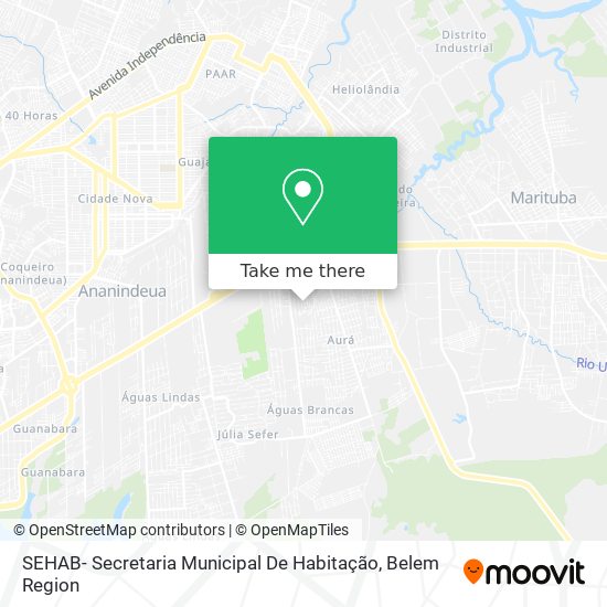 Mapa SEHAB- Secretaria Municipal De Habitação