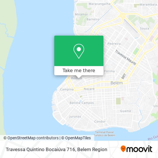 Travessa Quintino Bocaiúva 716 map