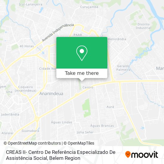 CREAS II- Centro De Referência Especializado De Assistência  Social map