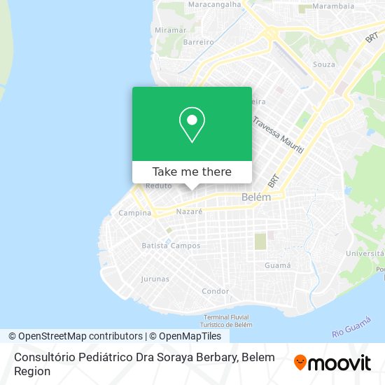 Consultório Pediátrico Dra Soraya Berbary map