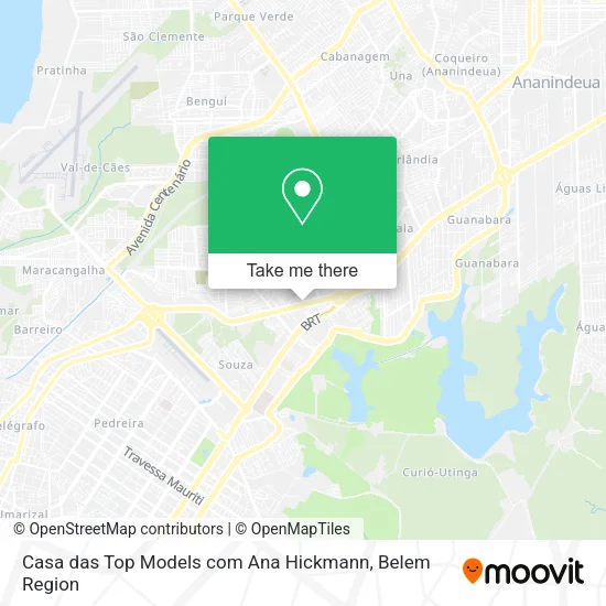 Casa das Top Models com Ana Hickmann map